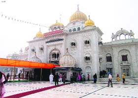 The Bangla Sahib Gurdwara