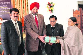 Haryana Granth Academy has donated 300 books for the Dharohar Haryana Museum Library, Kurukshetra University, Kurukshetra, in Chandigarh, recently