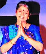 screen presence: Aruna Irani