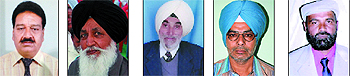 Manmohan Kukku, Pirthi Jalal, Malkit Singh, Gurmeet Singh Sidhu and Rajinder Guddu