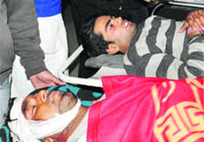 Victims at the General Hospital, Sector 6, Panchkula, on Wednesday.