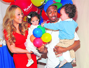 	Happy family: Mariah Carey, Nick Cannon with kids