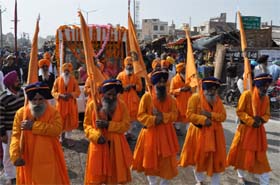 Gurpurb today: A procession was taken out in the city on Thursday ahead of the birth anniversary of Guru Gobind Singh Ji