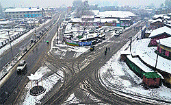 An aerial view of the summer capital