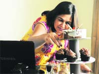BAKE HOUSE: Monika Manchanda has been spreading the love of baking