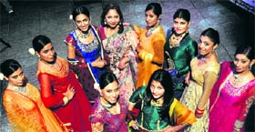 Models showcase designer Amit Kashyaps creations
