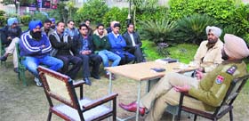 The Sadar police on Monday held a meeting with the marriage palace owners and asked them to install CCTV cameras on their premises to check violence