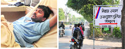 The spot where the robbery took place is close to DCP Parul Kushs residence. tribune photo: nitin mittal