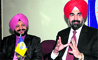 Senior Divisional Manager, LIC, Gurmel Singh addresses the media in Jalandhar on Tuesday