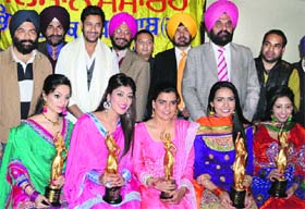Singer Harbhajan Mann during a function in Ludhiana