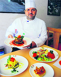 Chef Daniel Raddi highlights the similiaries of the food cultures of the two countries, Italy & India