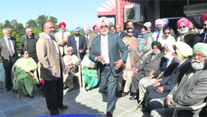 Members of the Old Students Association of the YPS at an alumni meet in Chandigarh on Thursday.