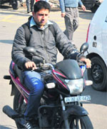 Driving without helmets has become a common sight in Jammu.