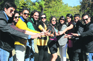 The cast and crew of upcoming Punjabi movie Ik Waari Haan Karde