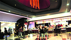 The lobby of Wave Cinema at Industrial Area, Phase I, Chandigarh
