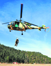 A view of the Annandale in Shimla.