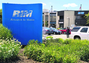 The exterior of one of the Research In Motion buildings in Waterloo, Ont. The innovative line of BlackBerry smartphones that RIM is formally unveiling today has already succeeded on one crucial count  getting RIM back in the conversation.