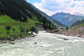 A view of the Sindh river