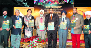 Compiled by Brajesh Kumar Jolly, a book on 50 artists from the city being launched at Virsa Vihar in Amritsar on Saturday. 