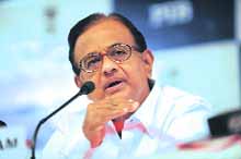 Finance Minister P. Chidambaram