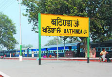 Bathinda railway station earns profit only by transporting goods.