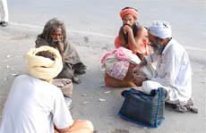Sadhus and beggars camp in and around the Bathinda railway station. Apart from asking the passengers for alms, they steal and snatch their goods as well. 