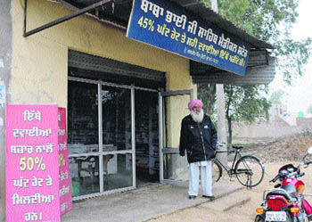 medicines being sold on discounted rates at a chemist shop