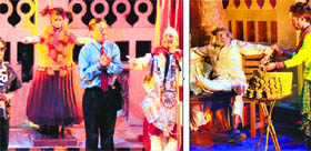 Artistes perform the play Daughter of the Bin at Punjab Naatshala in Amritsar on Sunday. 