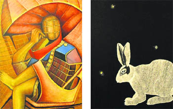 Royalty by Niku Guleria & Glistering Caress I by Anjali Aggarwal