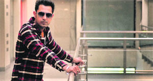 Singer and actor Gippy Grewal in Ludhiana on Wednesday. 