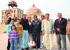Sprint queen PT Usha during a visit to the historical Khizar Maqbara in Sonepat recently