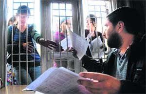 Photo shows hundreds of applicants lined up outside the Service Selection Board office in Jammu on Thursday. 