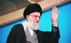 Ayatollah Ali Khamenei in Tehran on Thursday