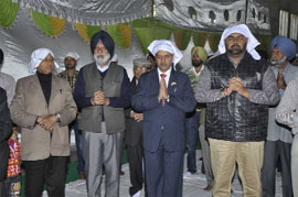 Principal DK Madaan (third from left) at the function along with the other dignitaries