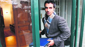 Salman Butt arrives for a CAS hearing on Friday.