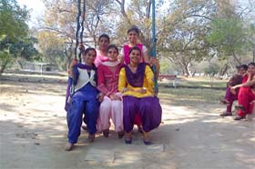 People visit Chetak Park, maintained by the Army, for recreation