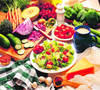 Fruits and vegetables are alkaline in nature and ideal to build up immunity. Have three to four servings of veggies and fruits in daily diet