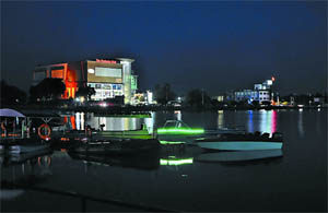 A view of one of the three lakes in Bathinda.
