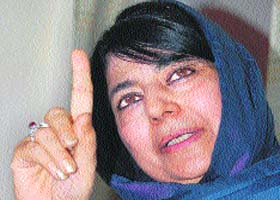  Mehbooba Mufti, PDP president