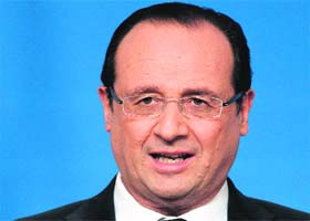 French President Francois Hollandes maiden visit to India begins on Thursday