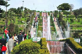 A day out in the garden: Tourists at Bagh-e-Bahu Park in Jammu