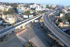 The BMC flyover in Jalandhar. 