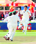 Saeed Ajmal sent South Africa into a spin. 