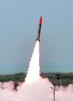 Hatf-II launched from an undisclosed location on Friday. 
