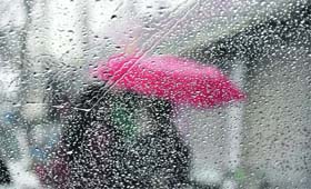 Some towns recorded fresh rainfall during the day