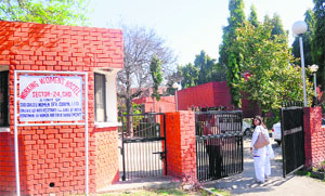A working womens hostel at Sector 24, Chandigarh.