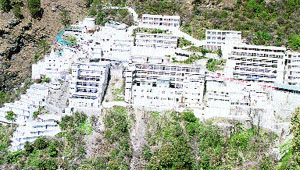 A file photo of the Vaishno Devi temple complex