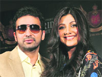 Raj Kundra and Shilpa Shetty
