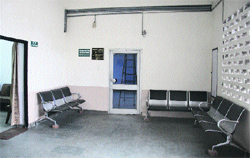 The office of the Deputy Commissioner wears a deserted look in Jalandhar on Thursday. Photo: Sarabjit Singh