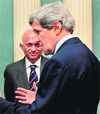 US Secretary of State John Kerry with Indian Foreign Secretary Ranjan Mathai in Washington on Friday.  PTI
